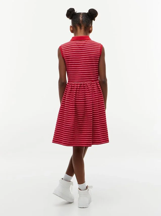 Kids’ Striped Sleeveless Polo Dress Kids’ Striped Sleeveless Polo Dress