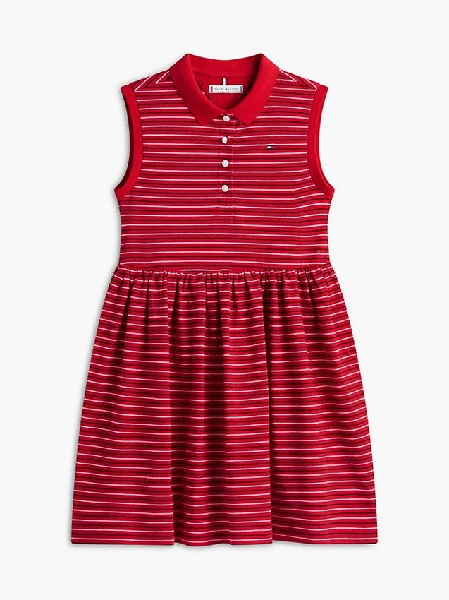 Kids’ Striped Sleeveless Polo Dress Kids’ Striped Sleeveless Polo Dress