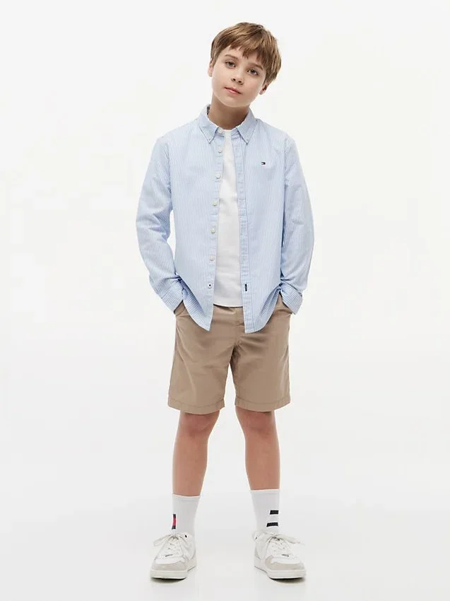Kids’ Striped Stretch Oxford Shirt Kids’ Striped Stretch Oxford Shirt