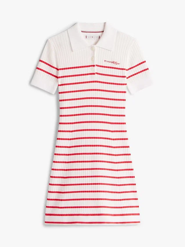 Kids’ Striped Sweater Polo Dress Kids’ Striped Sweater Polo Dress