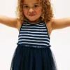 Kids’ Striped Tulle Combo Dress Kids’ Striped Tulle Combo Dress