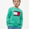 Kids’ Tommy Flag Logo Raglan Sweatshirt Kids’ Tommy Flag Logo Raglan Sweatshirt
