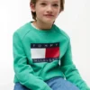 Kids’ Tommy Flag Logo Raglan Sweatshirt Kids’ Tommy Flag Logo Raglan Sweatshirt