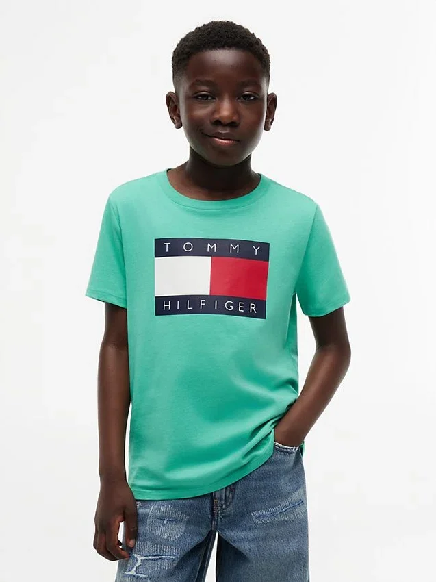 Kids’ Tommy Flag Logo T-Shirt Kids’ Tommy Flag Logo T-Shirt