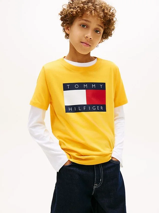 Kids’ Tommy Flag Logo T-Shirt Kids’ Tommy Flag Logo T-Shirt