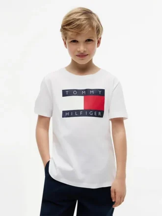 Kids’ Tommy Flag Logo T-Shirt