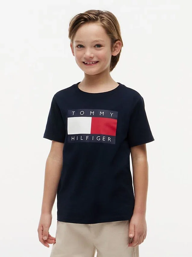 Kids’ Tommy Flag Logo T-Shirt Kids’ Tommy Flag Logo T-Shirt