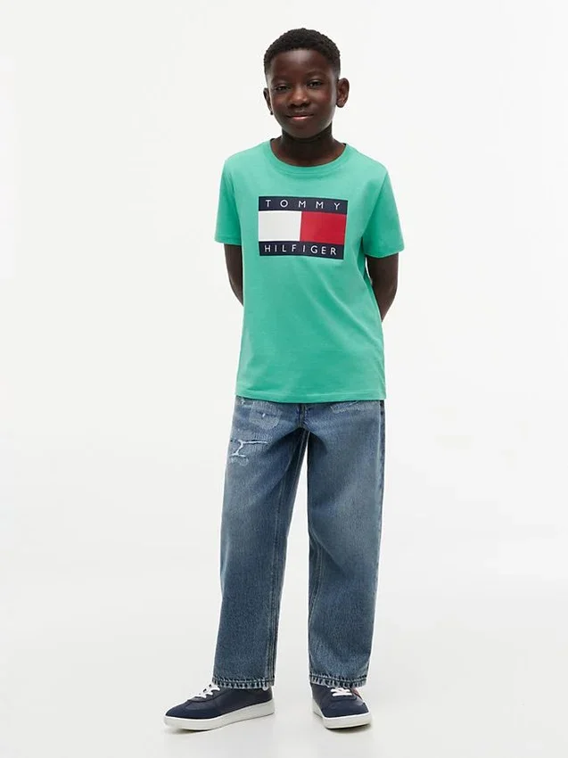Kids’ Tommy Flag Logo T-Shirt Kids’ Tommy Flag Logo T-Shirt