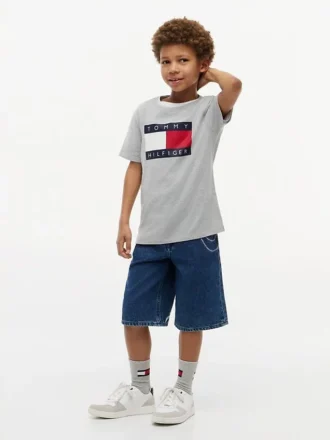 Kids’ Tommy Flag Logo T-Shirt