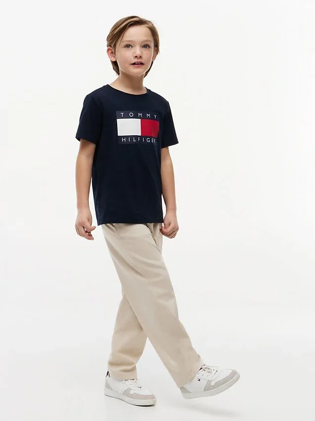 Kids’ Tommy Flag Logo T-Shirt Kids’ Tommy Flag Logo T-Shirt