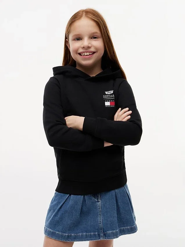 Kids’ Tommy x Cadillac F1® Team Logo Hoodie Kids’ Tommy x Cadillac F1® Team Logo Hoodie