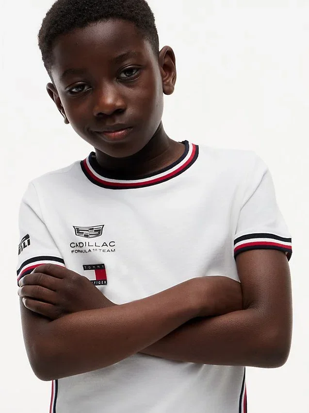 Kids’ Tommy x Cadillac F1® Team Replica T-Shirt Kids’ Tommy x Cadillac F1® Team Replica T-Shirt