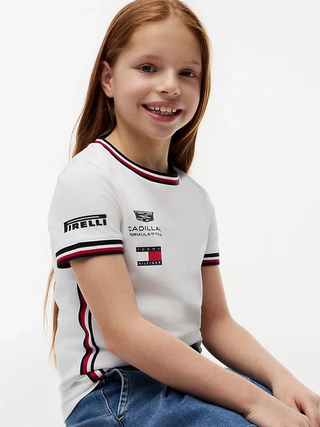 Kids’ Tommy x Cadillac F1® Team Replica T-Shirt Kids’ Tommy x Cadillac F1® Team Replica T-Shirt