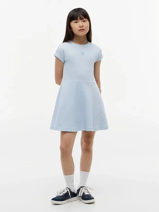 Kids’ Tonal Flag Logo Skater Dress Kids’ Tonal Flag Logo Skater Dress
