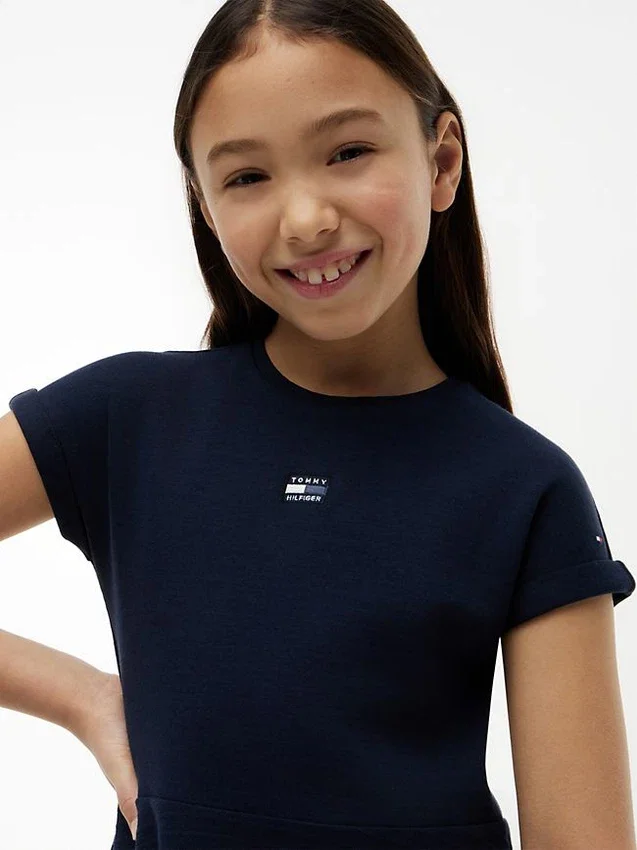 Kids’ Tonal Flag Logo Skater Dress Kids’ Tonal Flag Logo Skater Dress