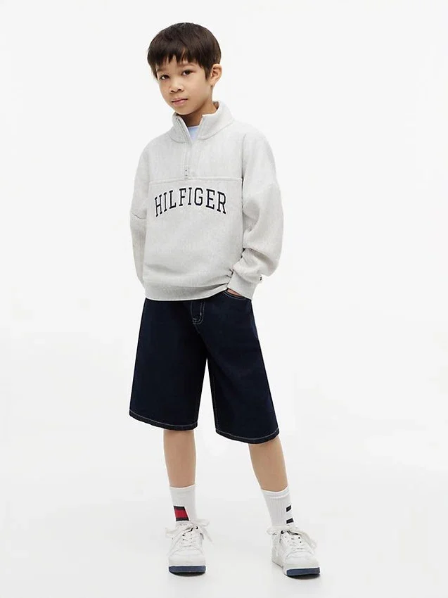 Kids’ Varsity Quarter-Zip Sweatshirt Kids’ Varsity Quarter-Zip Sweatshirt