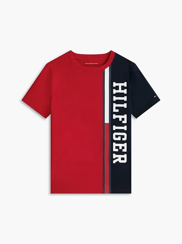Kids’ Vertical Colorblock Logo T-Shirt Kids’ Vertical Colorblock Logo T-Shirt