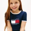 Kids’ Wavy Flag Logo Ringer T-Shirt Kids’ Wavy Flag Logo Ringer T-Shirt