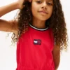 Kids’ Wavy Flag Logo Sleeveless Dress Kids’ Wavy Flag Logo Sleeveless Dress