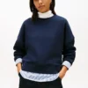 Layered-Look Fleece Sweatshirt Layered-Look Fleece Sweatshirt