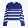 Layered-Look Lightweight Stripe Sweater Layered-Look Lightweight Stripe Sweater