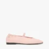 Leather Mary Jane Ballet Flat