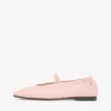 Leather Mary Jane Ballet Flat