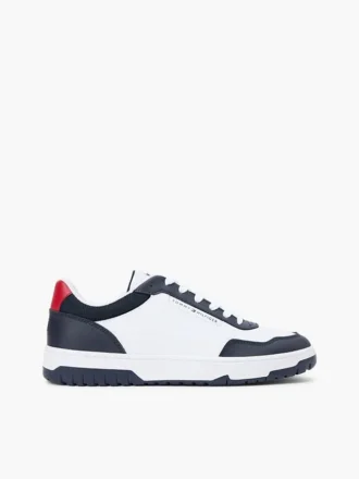 Leather Mix Low-Top Sneaker