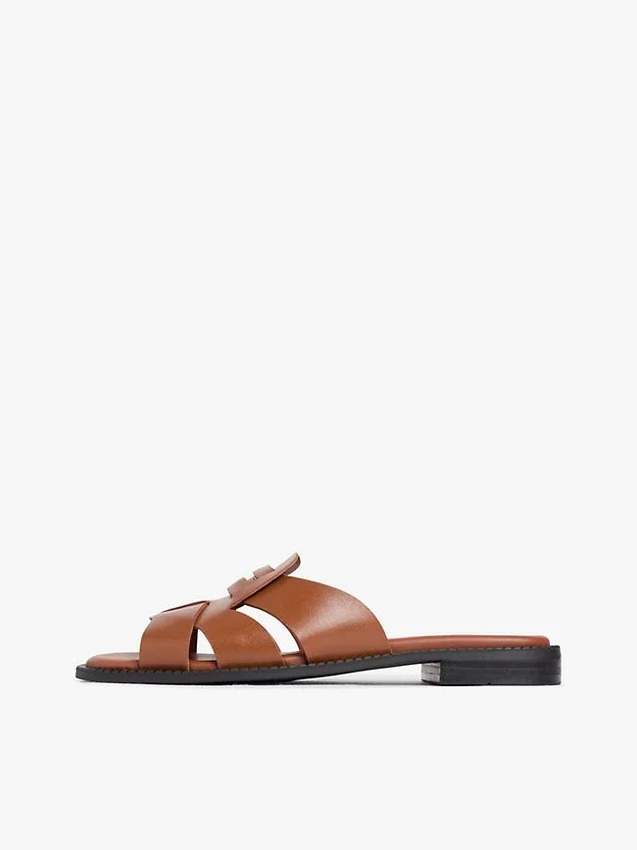 Leather Penny Loafer Sandal Leather Penny Loafer Sandal