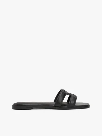 Leather TH Monogram Sandal