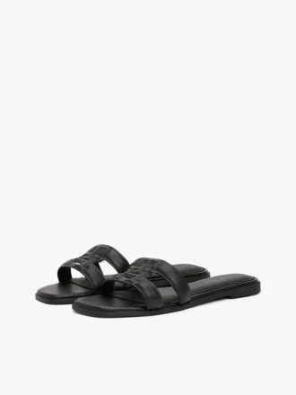 Leather TH Monogram Sandal