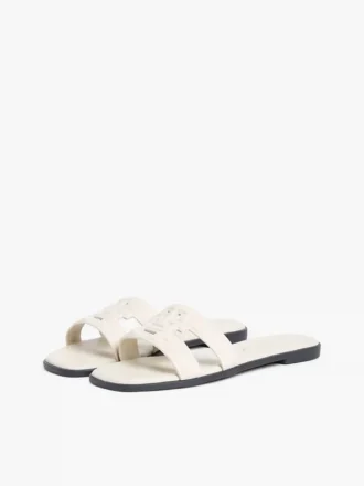 Leather TH Monogram Sandal