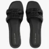 Leather TH Monogram Sandal