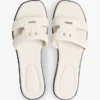 Leather TH Monogram Sandal