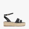Leather Twist-Strap Platform Espadrille Leather Twist-Strap Platform Espadrille