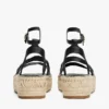 Leather Twist-Strap Platform Espadrille Leather Twist-Strap Platform Espadrille