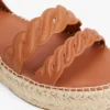 Leather Twist-Strap Platform Espadrille Leather Twist-Strap Platform Espadrille
