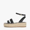 Leather Twist-Strap Platform Espadrille Leather Twist-Strap Platform Espadrille