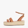 Leather Twist-Strap Platform Espadrille Leather Twist-Strap Platform Espadrille