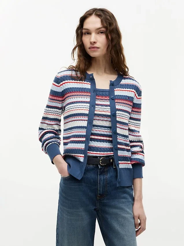 Lightweight Cable Knit Cardigan Lightweight Cable Knit Cardigan