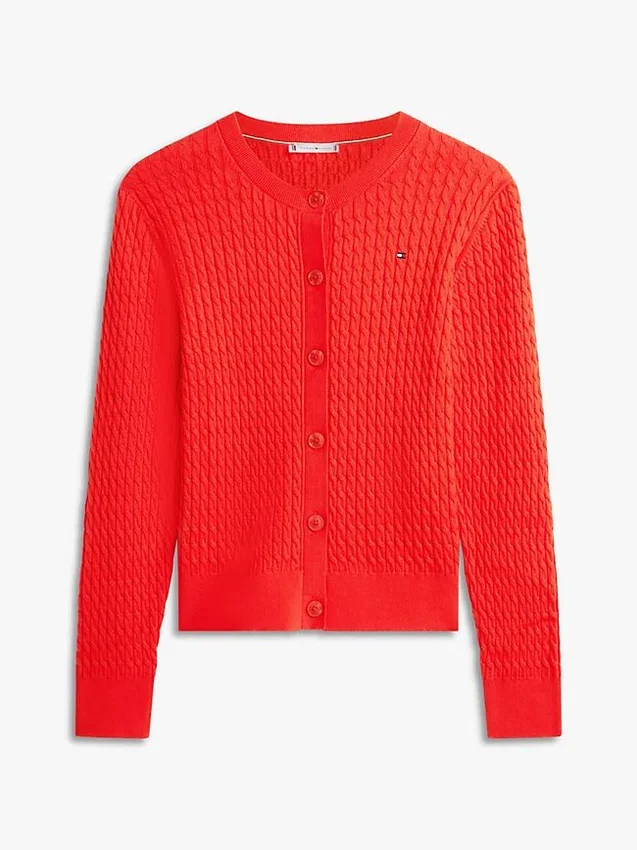 Lightweight Cable Knit Cardigan Lightweight Cable Knit Cardigan