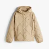 Lightweight Hooded Padded Quilted Jacket Lightweight Hooded Padded Quilted Jacket