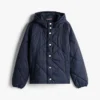 Lightweight Hooded Padded Quilted Jacket Lightweight Hooded Padded Quilted Jacket