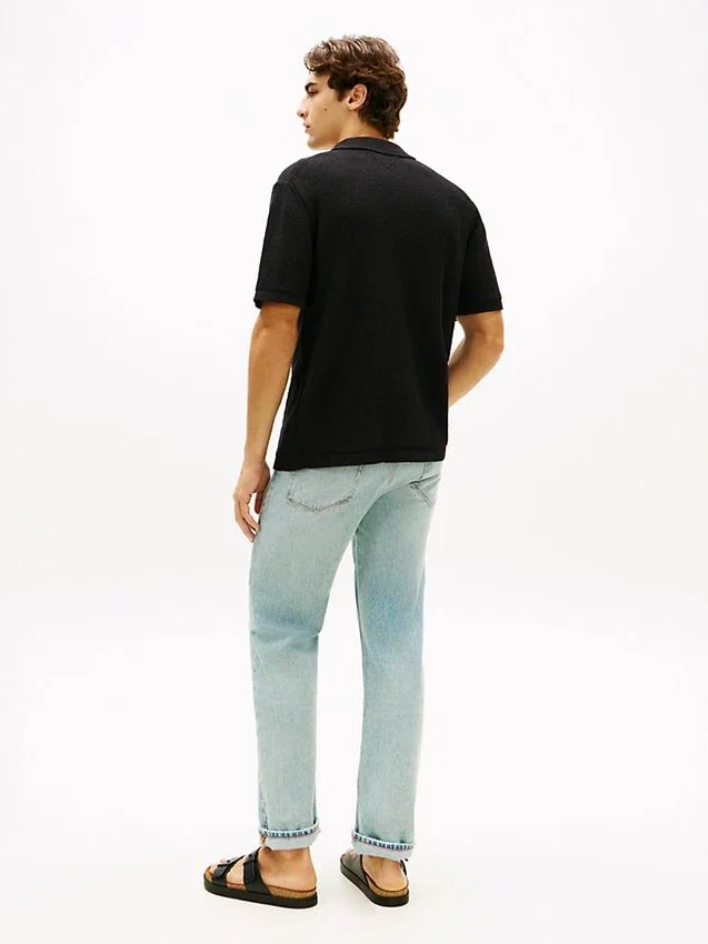 Lightweight Knit Sweater Polo Lightweight Knit Sweater Polo