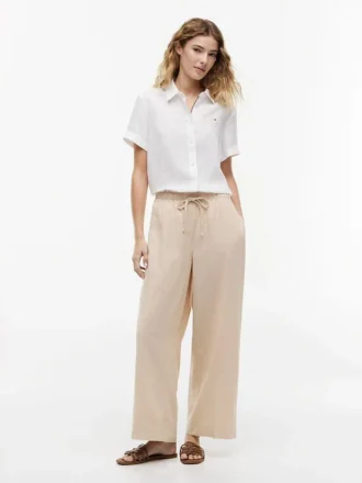 Lightweight Linen-Blend Pull-On Pant Lightweight Linen-Blend Pull-On Pant