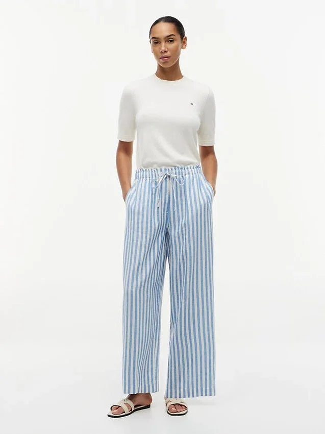 Lightweight Linen-Blend Pull-On Pant Lightweight Linen-Blend Pull-On Pant