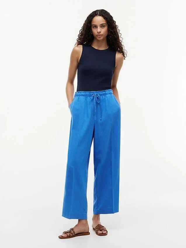 Lightweight Linen-Blend Pull-On Pant Lightweight Linen-Blend Pull-On Pant