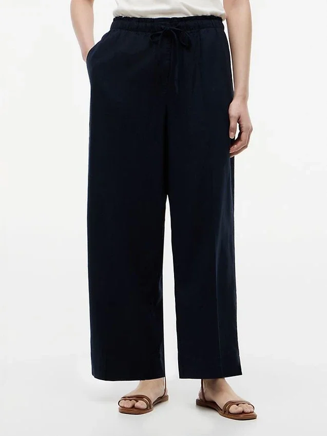Lightweight Linen-Blend Pull-On Pant Lightweight Linen-Blend Pull-On Pant