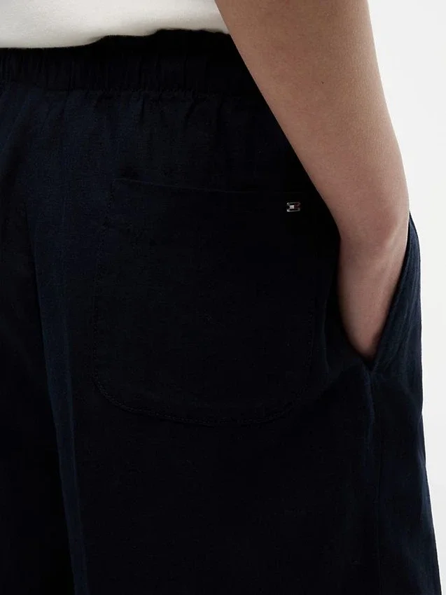 Lightweight Linen-Blend Pull-On Pant Lightweight Linen-Blend Pull-On Pant