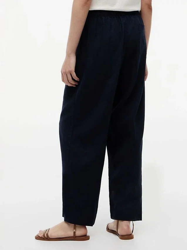 Lightweight Linen-Blend Pull-On Pant Lightweight Linen-Blend Pull-On Pant